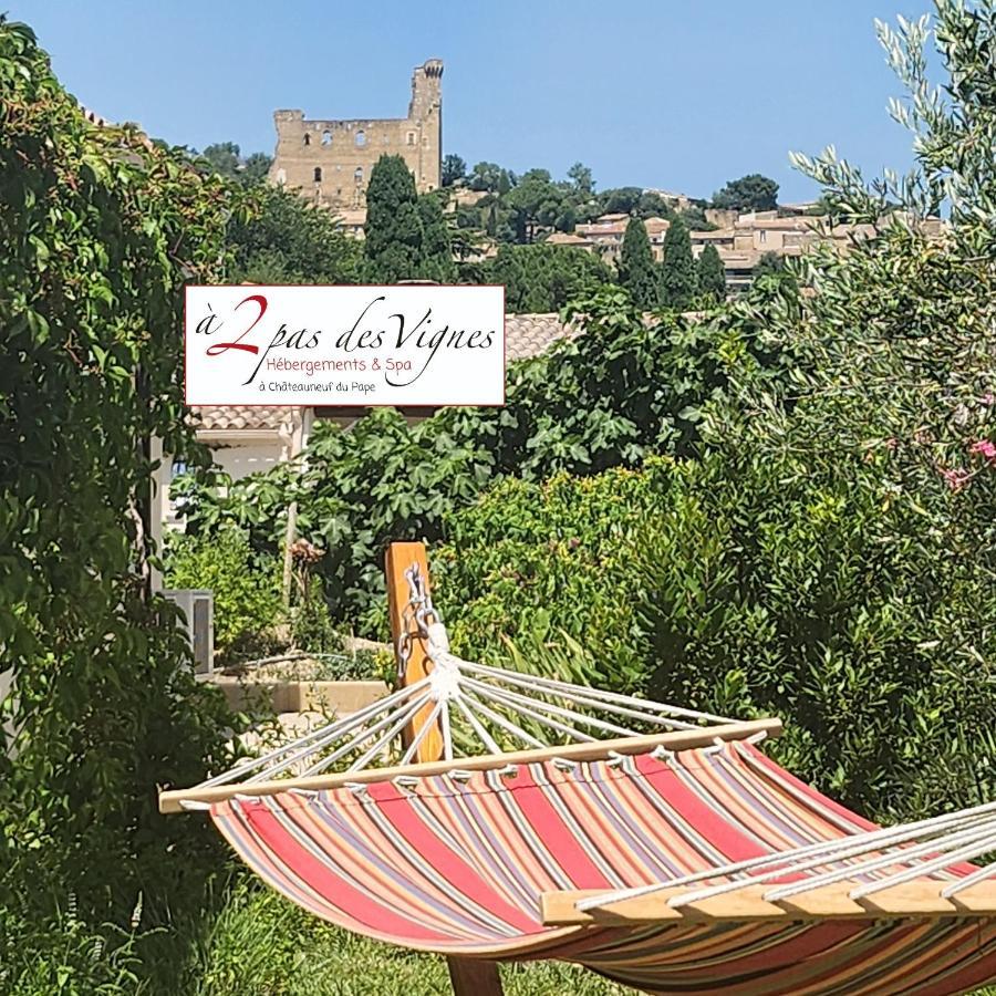 A 2 Pas Des Vignes, Hebergements Et Spa, Maison Numero 6, A Chateauneuf Du Pape 외부 사진
